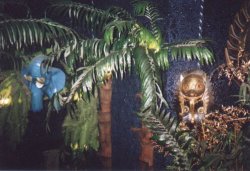 Blauer Elefant Eingang innen